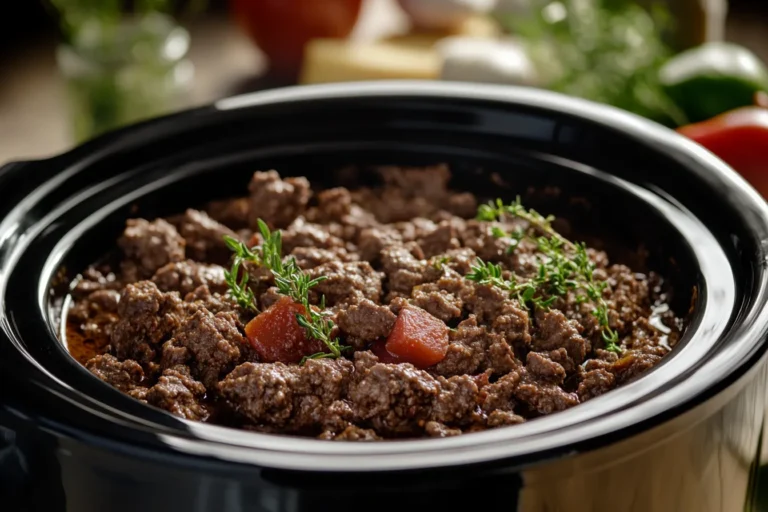 Crock Pot Recipes with Ground Beef
