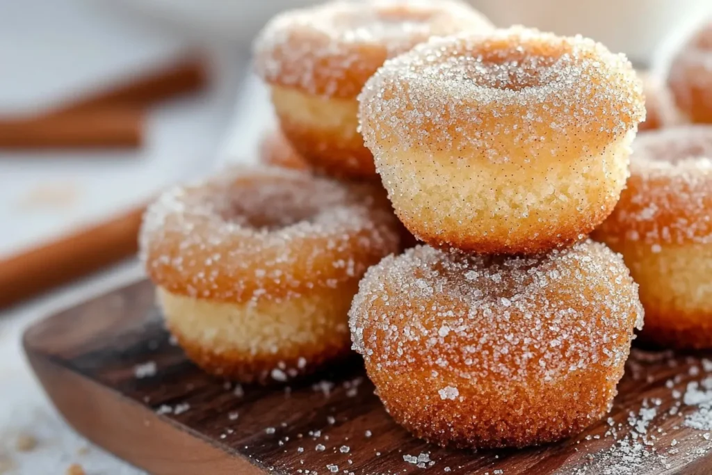 CINNAMON SUGAR DONUT MUFFINS