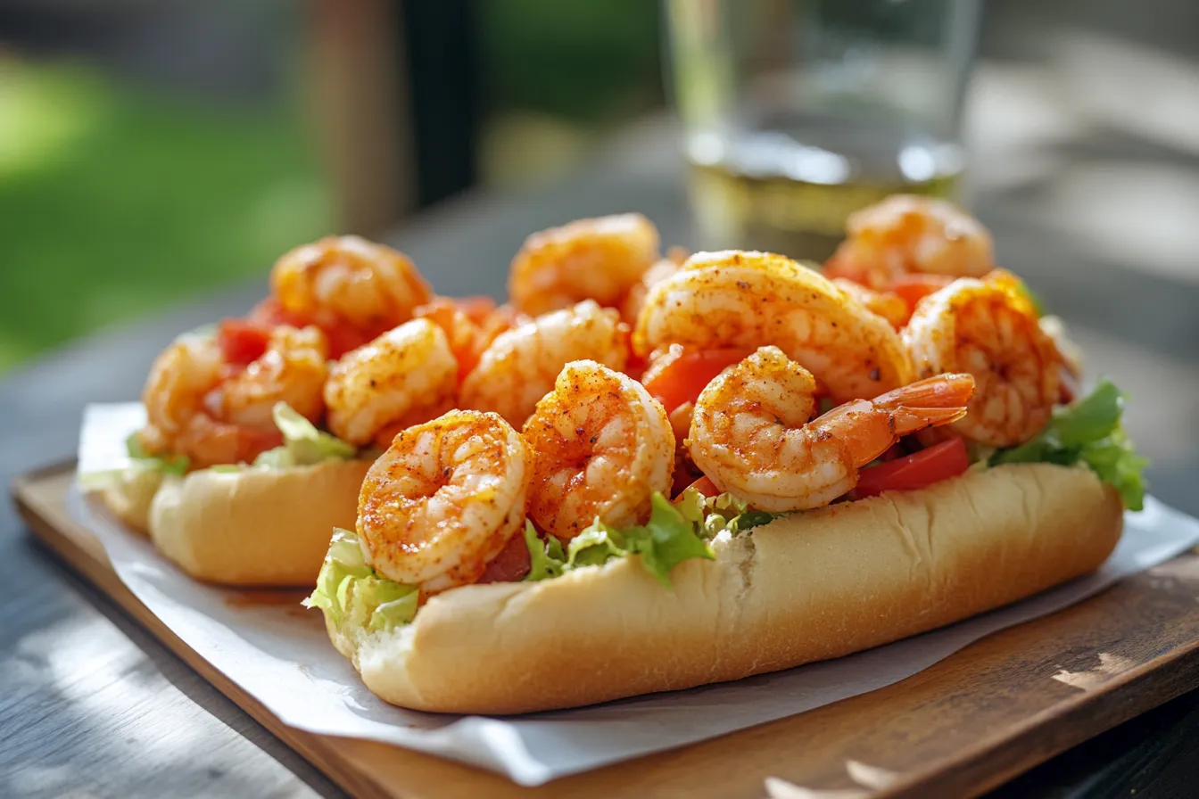 Cajun Shrimp Po Boy