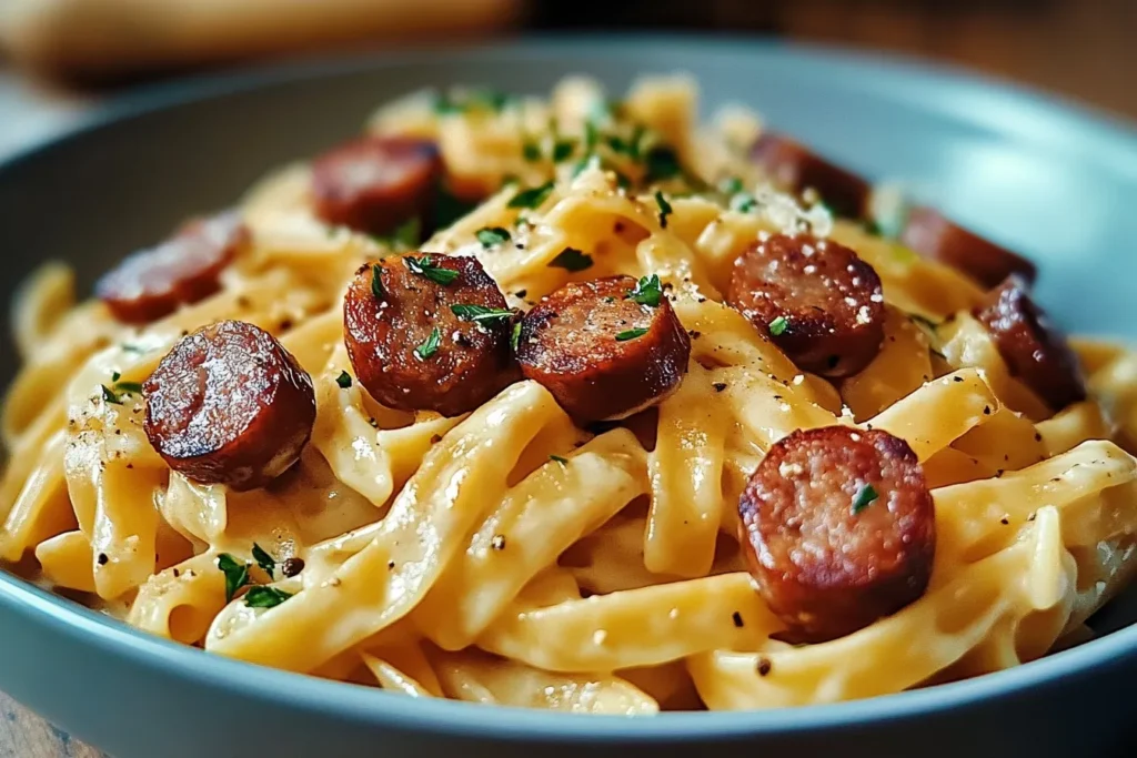 Creamy Smoked Sausage Pasta