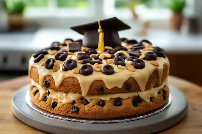 DIY Graduation Cookie Cake