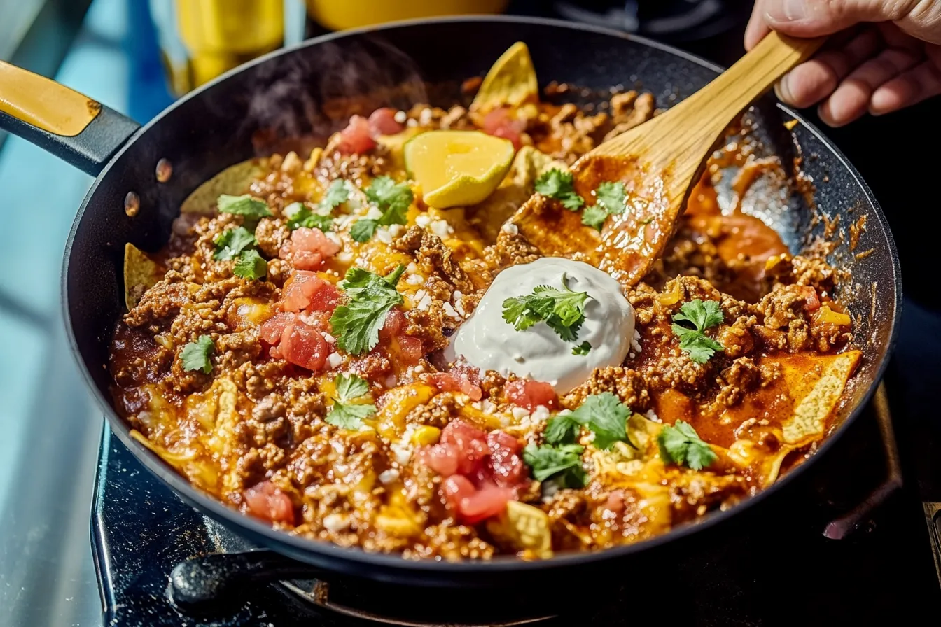 High-Protein Beef Enchilada Skillet Recipe