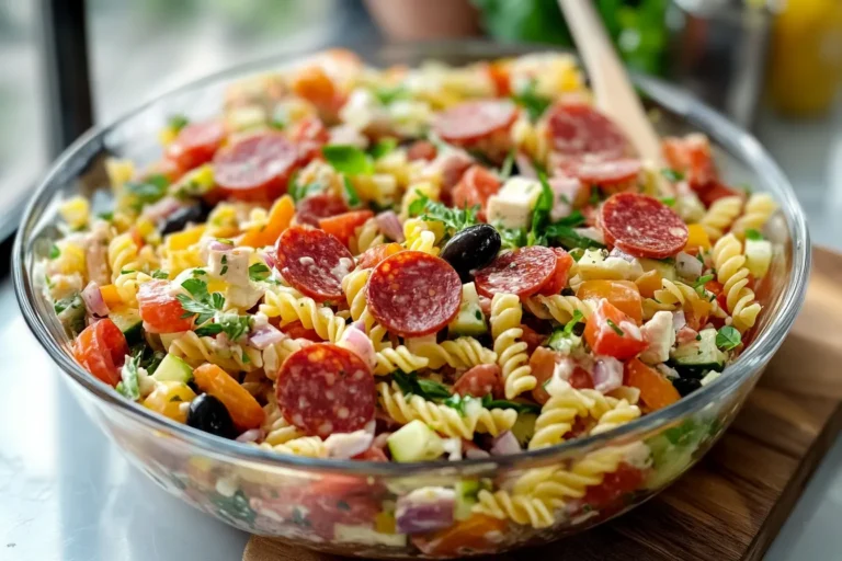 Italian Pasta Salad Recipe with Pepperoni