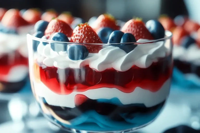 Red, White & Blue Trifle Cups