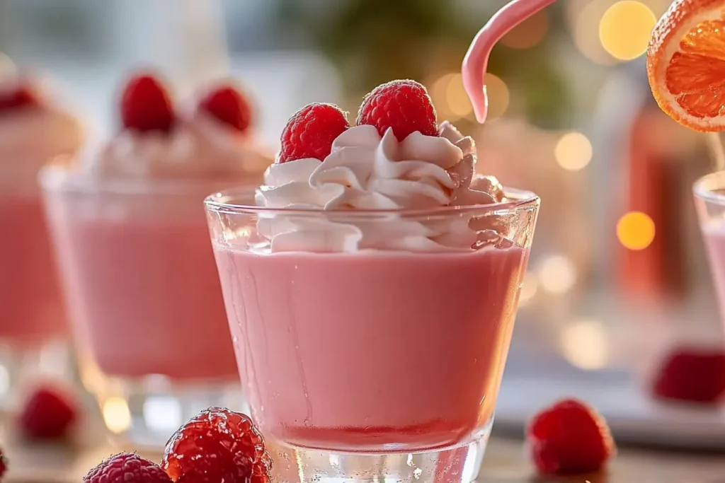 The Tequila Rosé Pudding Shots