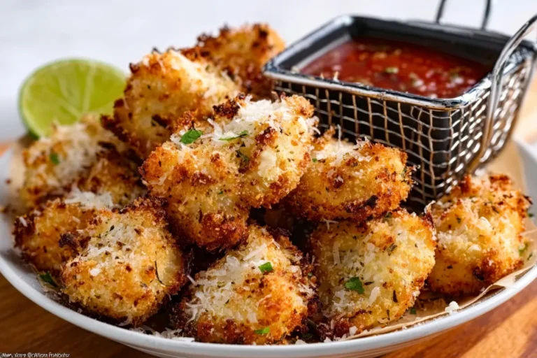 Air Fryer Chicken Parmesan Bites