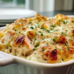 Baked Chicken Alfredo Casserole