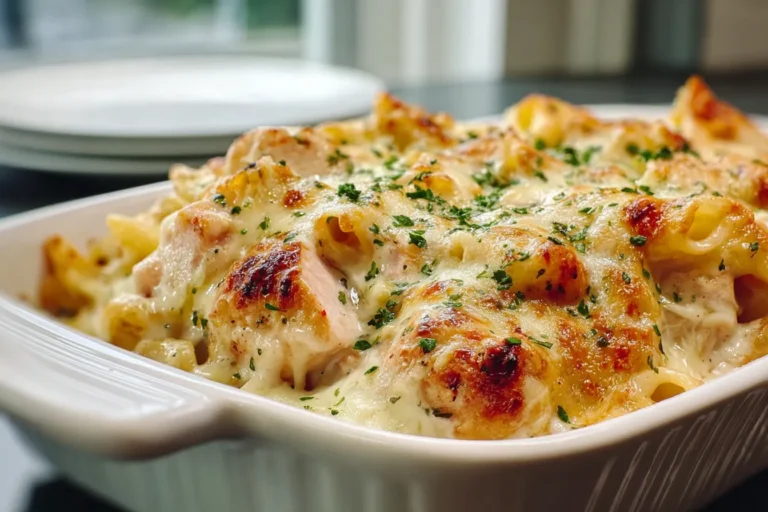 Baked Chicken Alfredo Casserole