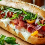 BAKED ITALIAN GRINDER SANDWICH