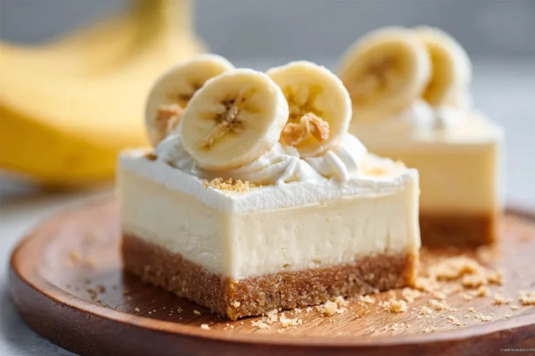 Banana Cream Cheesecake Bars