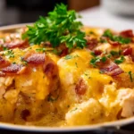 Cheesy Chicken Bacon Casserole