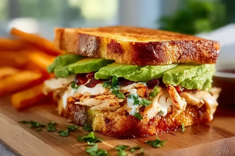 Chicken Avocado Melt Sandwich