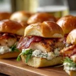 Chicken Bacon Ranch Sliders