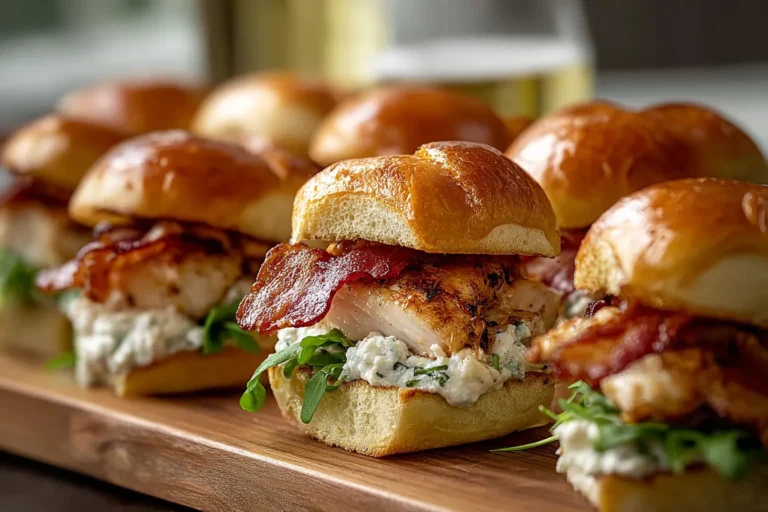 Chicken Bacon Ranch Sliders