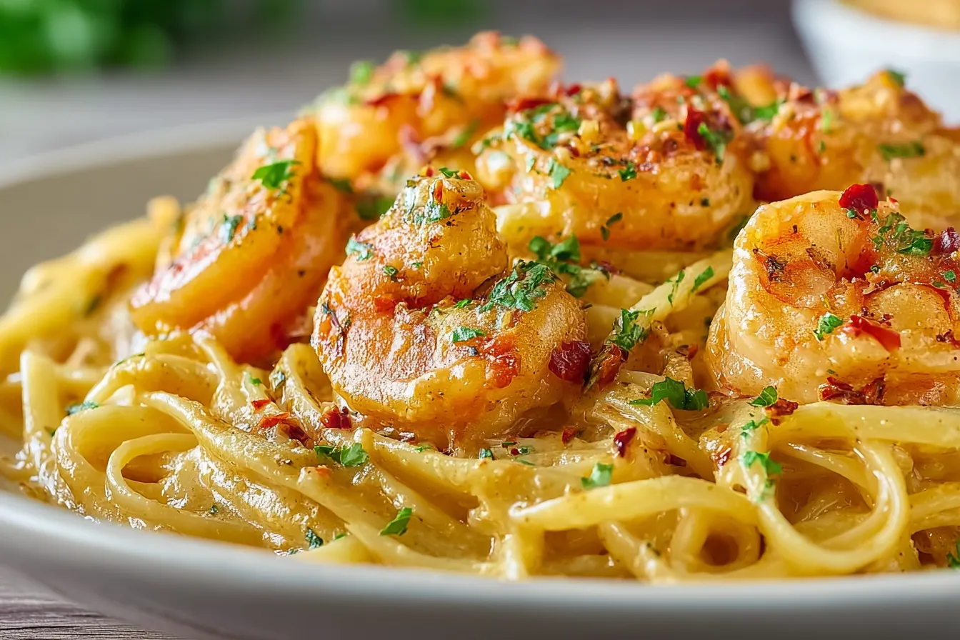 Creamy Cajun Shrimp Pasta