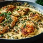 Creamy Garlic Chicken Skillet