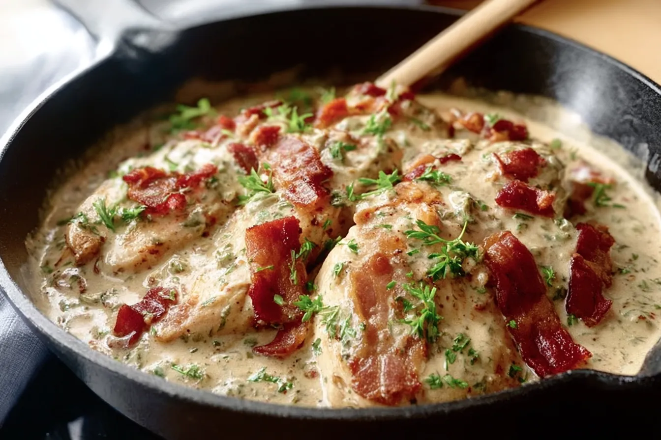 Creamy Ranch Turkey Bacon Skillet