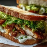 CRUNCHY CHICKEN CAESAR SANDWICH