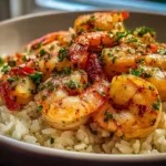 Garlic Butter Shrimp Rice Bowl