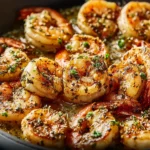 Garlic Butter Shrimp Skillet