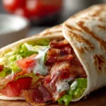 Gourmet BLT Wraps with Secret Sauce