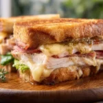 Grilled Ranch Chicken Ham Melt