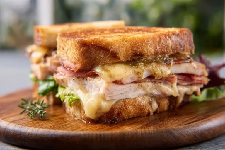 Grilled Ranch Chicken Ham Melt