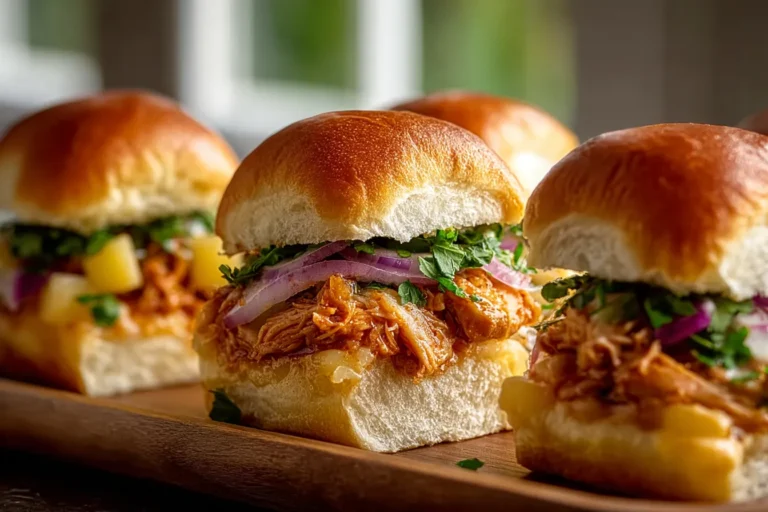 Hawaiian Chicken Sliders
