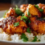 Honey Butter Chicken with Rice