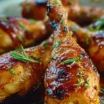 Honey Garlic Chicken Drumsticks (Oven or Air Fryer)