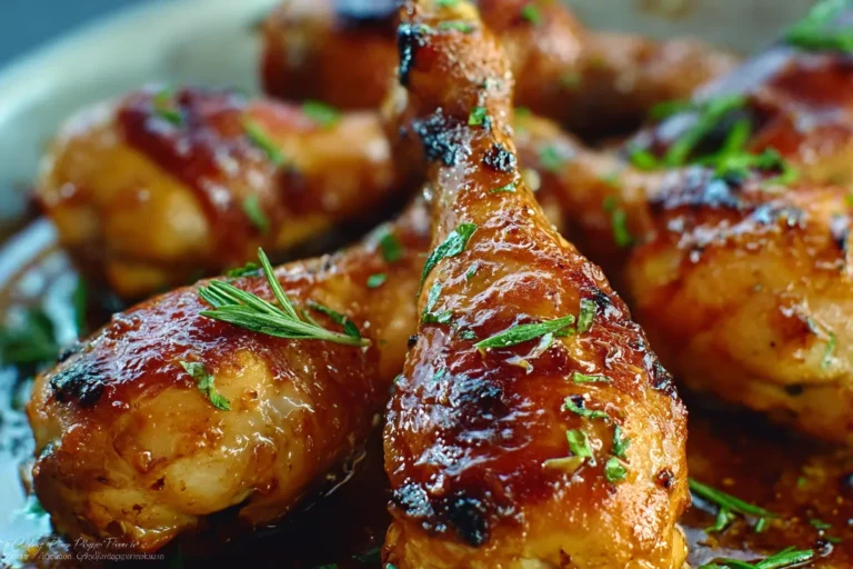Honey Garlic Chicken Drumsticks (Oven or Air Fryer)