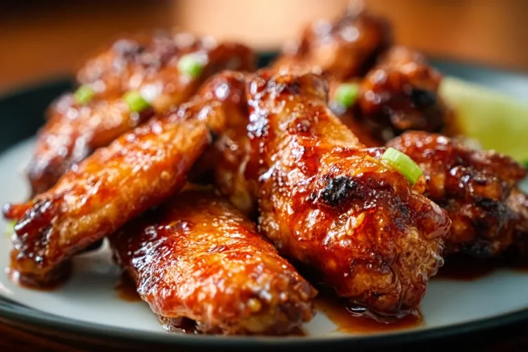 Honey Garlic Chicken Wings (Oven / Air Fryer)