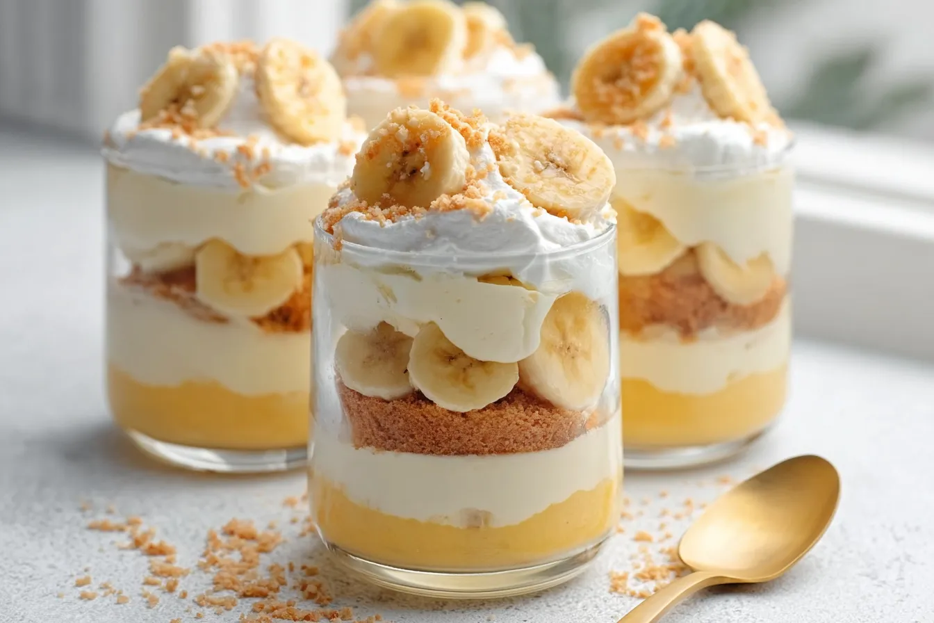 No-Bake Banana Pudding Cups