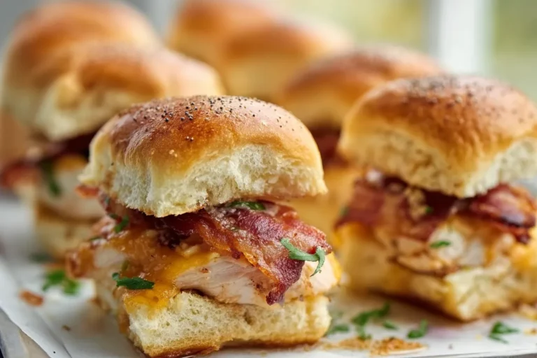Ranch Chicken Bacon Sliders