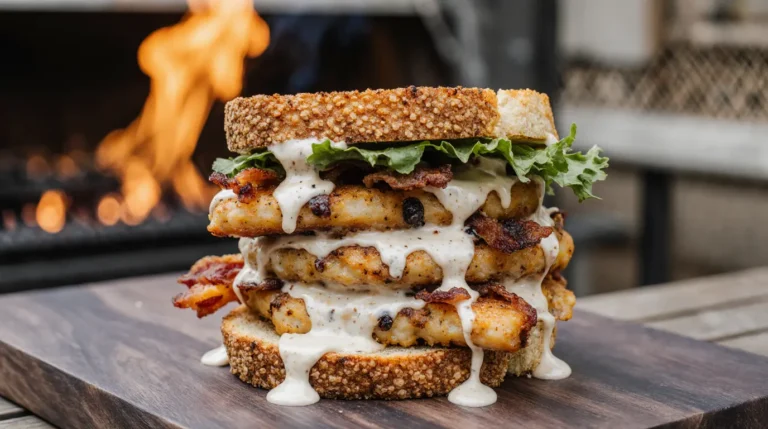 Crispy Bacon Ranch Chicken Melt