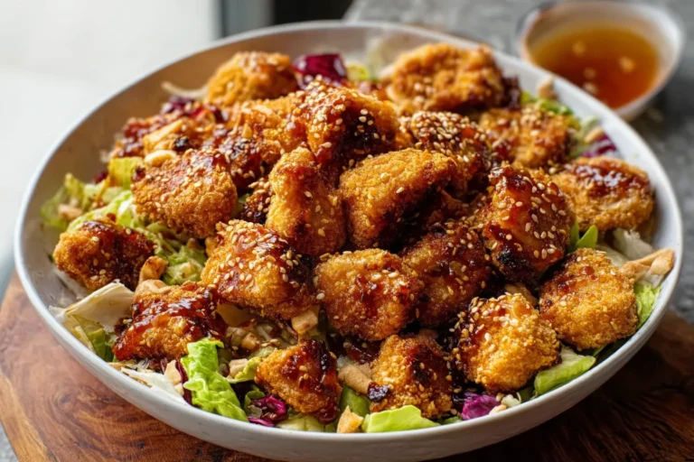 Air Fryer Honey Garlic Chicken Bites