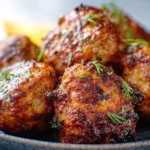 Air Fryer Meatballs (Meal Prep Friendly)
