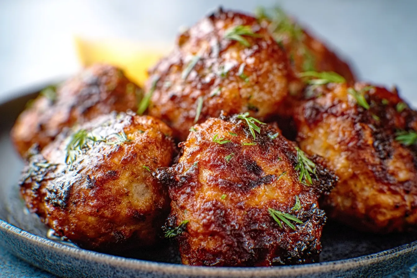 Air Fryer Meatballs (Meal Prep Friendly)