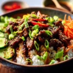 Asian-Inspired Spicy Beef Bowl