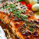 Baked Honey Mustard Salmon