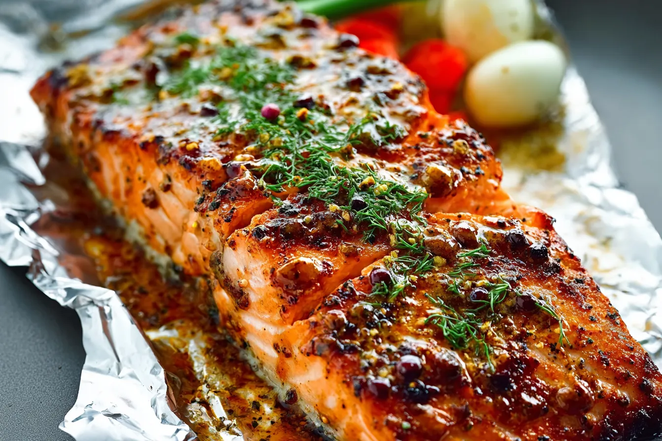Baked Honey Mustard Salmon