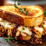 BBQ Chicken Grilled Cheese