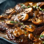 Beef and Mushroom Gravy Skillet