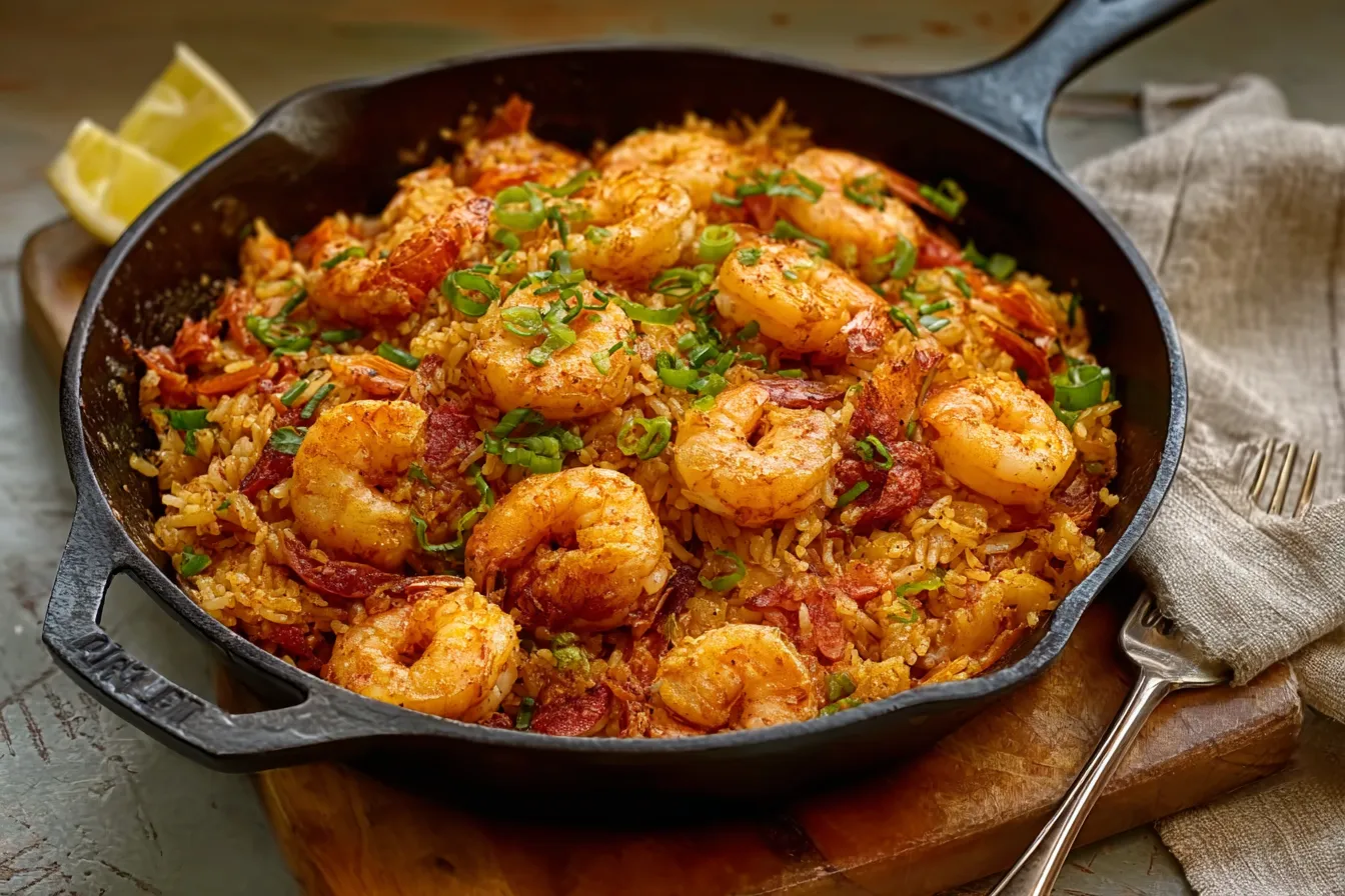 Cajun Shrimp Rice Skillet