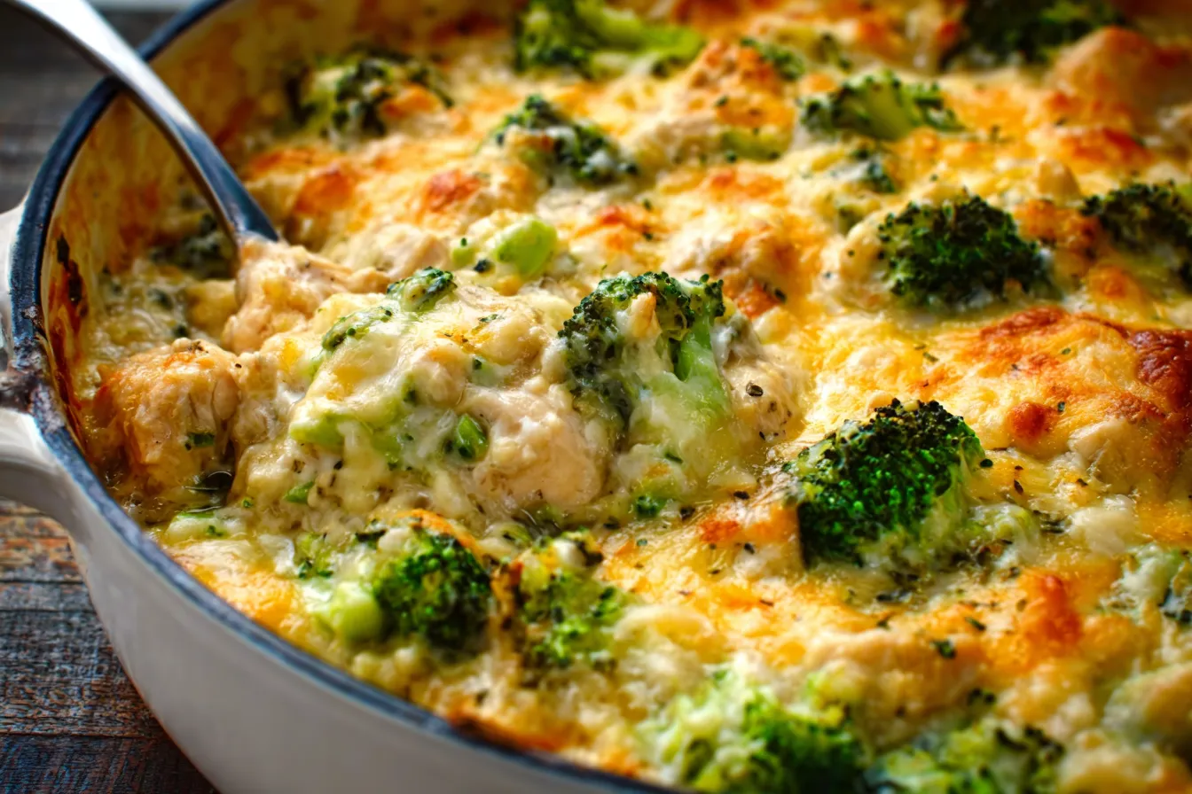 Cheesy Chicken Broccoli Casserole