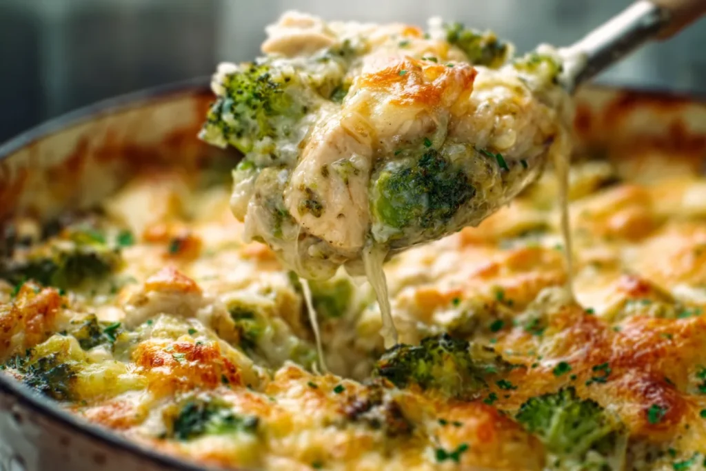 Cheesy Chicken Broccoli Casserole