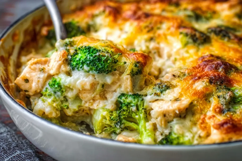Cheesy Chicken Broccoli Casserole