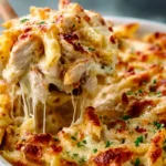Cheesy Chicken Ranch Pasta Bake