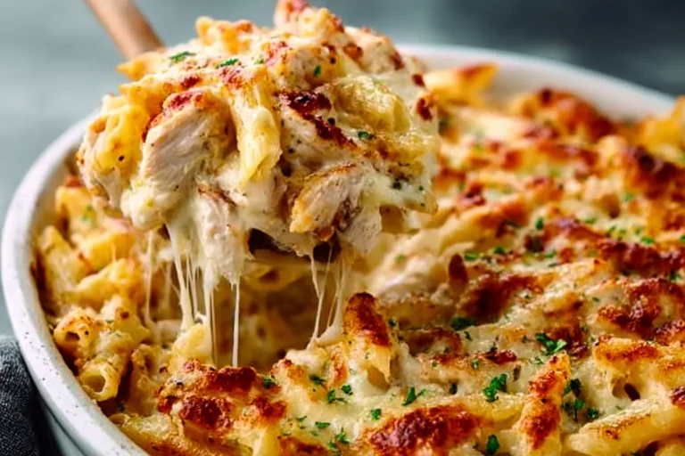 Cheesy Chicken Ranch Pasta Bake