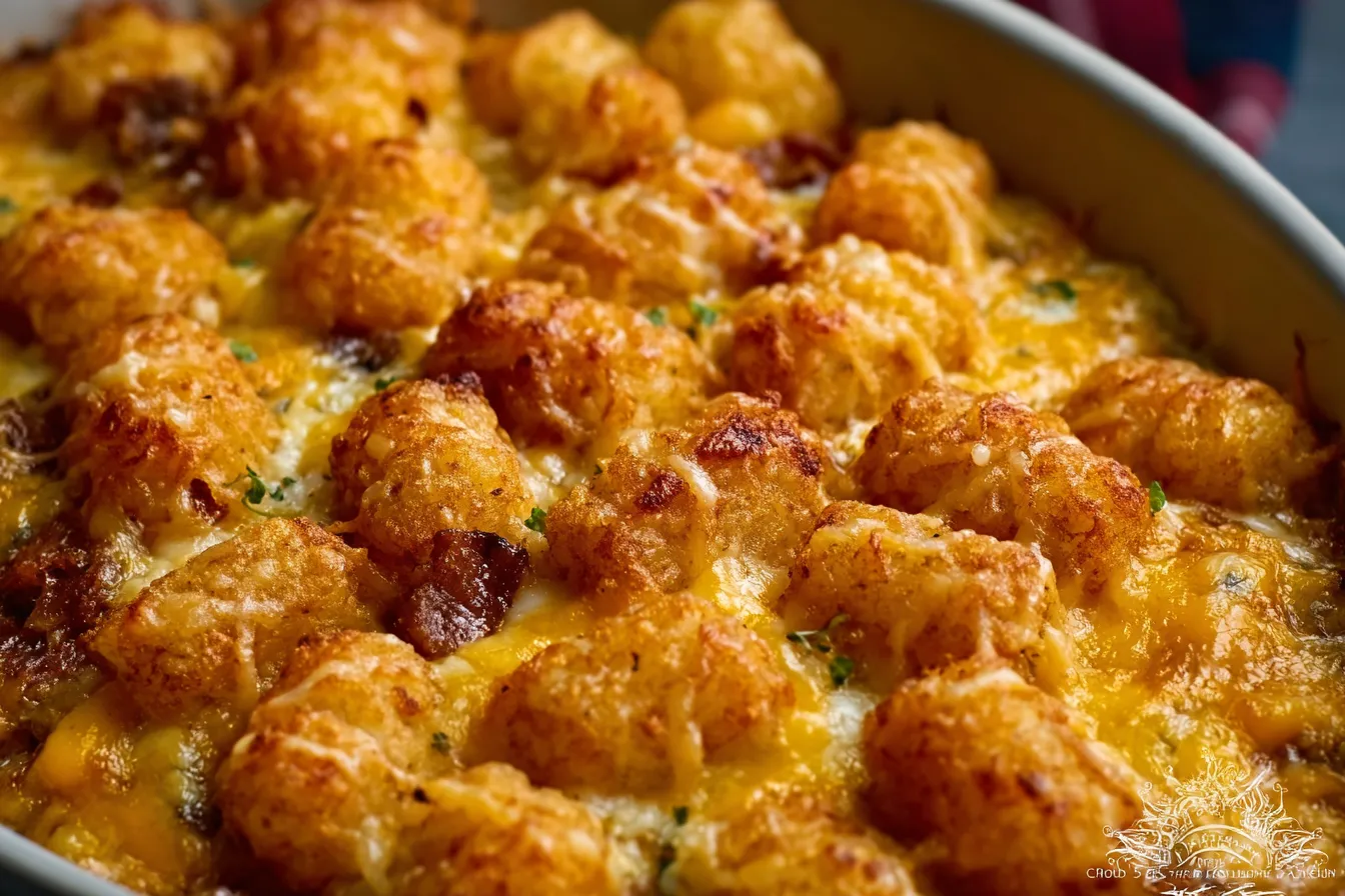 Cheesy Tater Tot Casserole